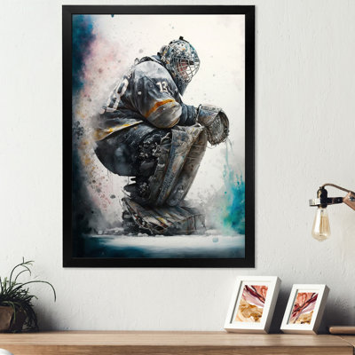 Hockey gardien de but I - Impression sur toile