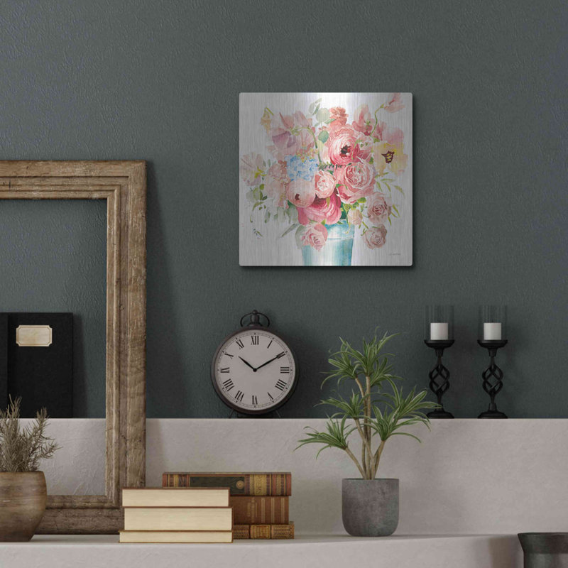 "Boho Bouquet VII" par James Wiens, "Boho Bouquet VII" par James Wiens, H 36 po x l 36 po