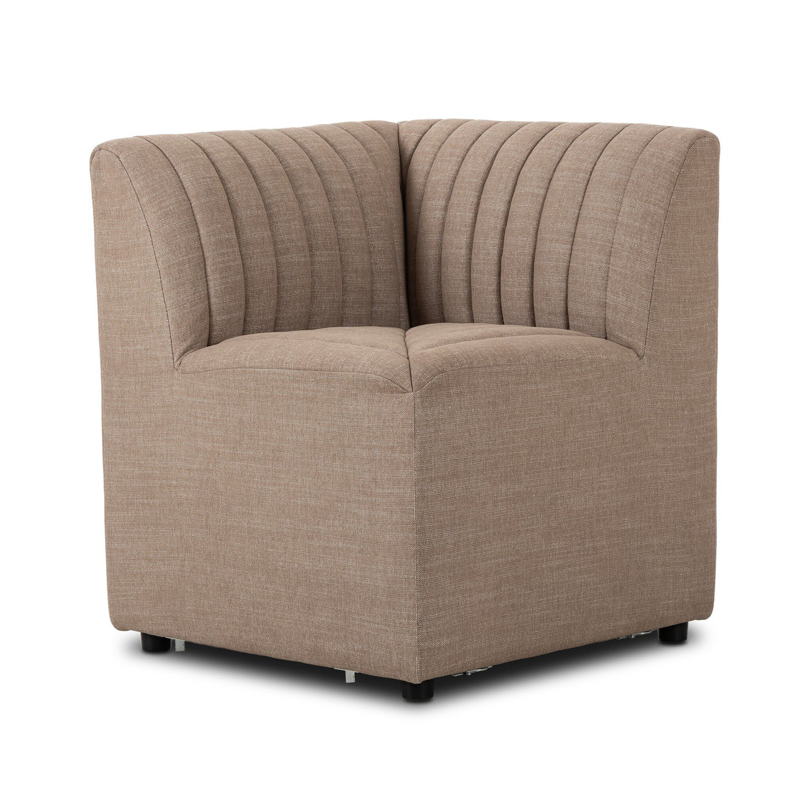Brandt Upholstered Accent Chair, Crypton Nomad Taupe