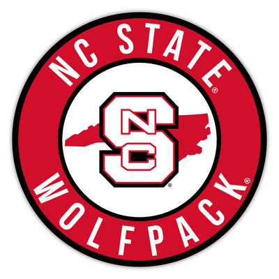 NC State University Bright Line - 16 po avec cercle State