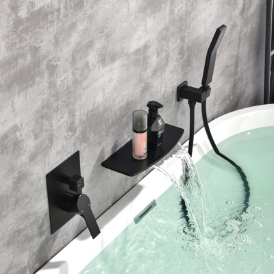 1 Handle Wall Waterfall Faucet with Diverter