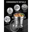 Réchaud à soupe en acier inoxydable avec couvercle transparent 11QT-1519739362