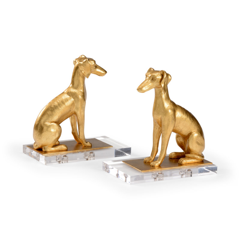 Flossie Glam Resin Bookends