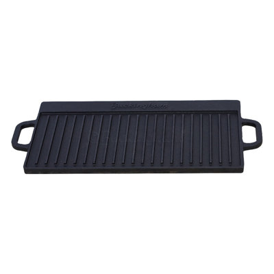 Buckingham Pre-seasoned Cast Iron Reversible Grill Plate 51 cm