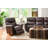 James Manual Leather Match Rocking Recliner-106885387