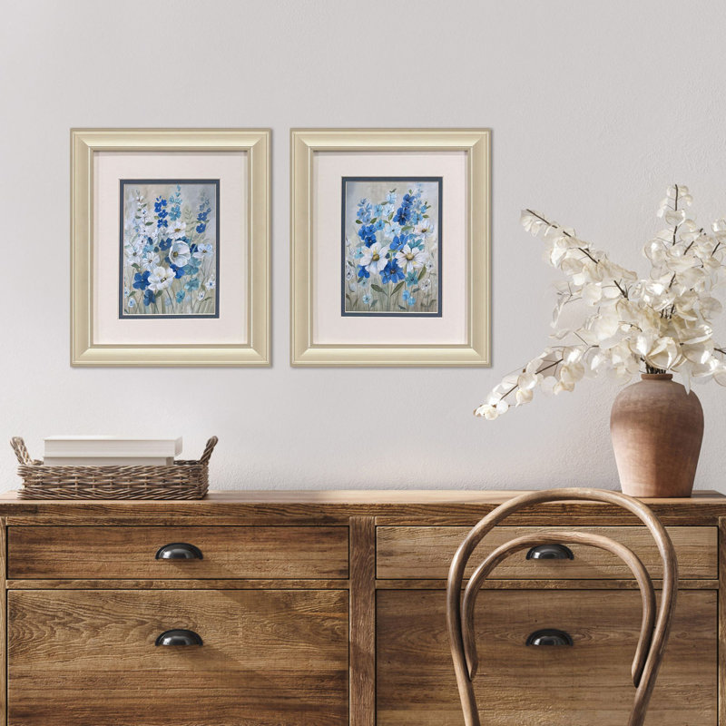 Blue Garden Framed Art