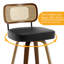 Swivel Upholstered Counter Stool-967829992