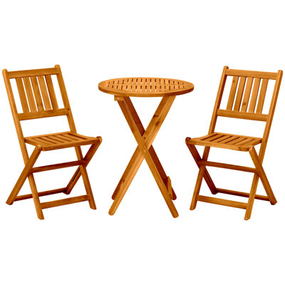 Rollo 3 Piece Bistro Set by Bay Isle Home