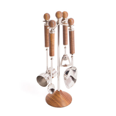 Abbotsford Wood Bar Tool Set