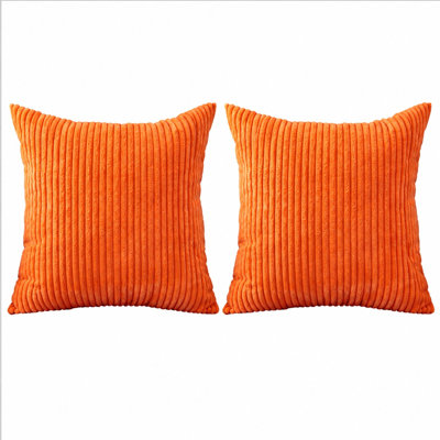  Ensemble de 2 coussins décoratifs avec insertions - Ensemble complet de coussins décoratifs 18 po x 18 po