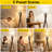 60.24" Solid Wood Floor Lamp Custom Shape Lights With Foot Switch And Remote Control-1138198699