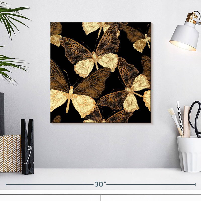 Brampt Butterfly Troupe, 16" H x 16" W