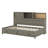 Daybed With 3 Storage Drawers, Upper Soft Board, Shelf, And A Set Of Sockets And USB Ports-1018937519