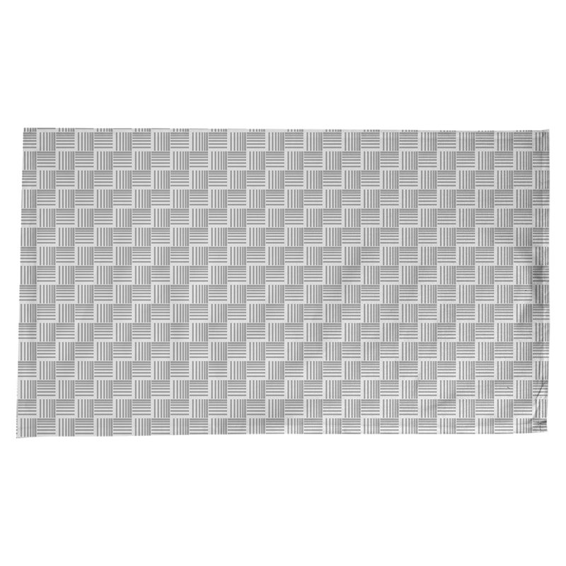 Rayures nattes classiques Nappe, gris