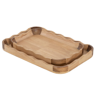 Handmade Wood Decorative Tray