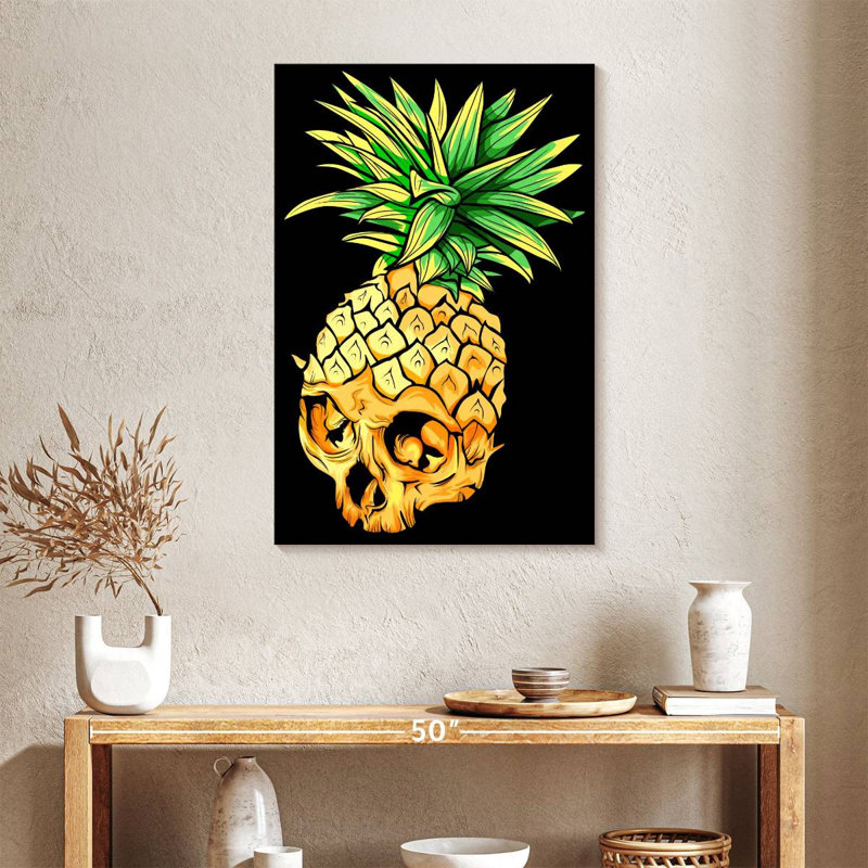 Crâne d'ananas Kerner, H 36 po x l 24 po
