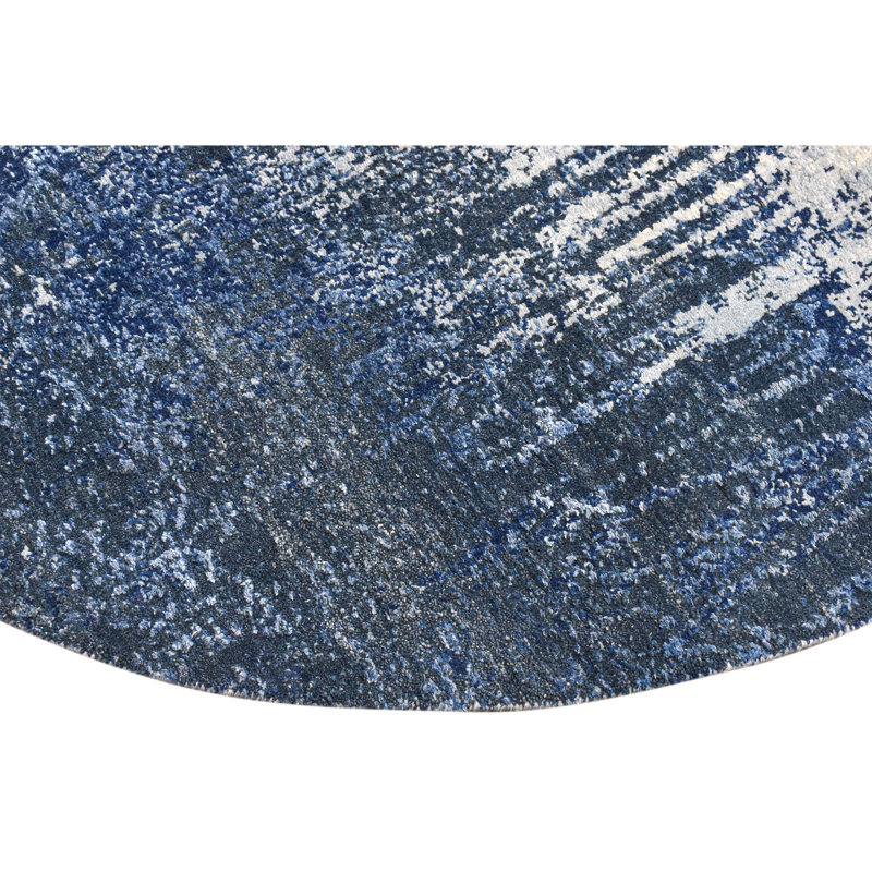 Abstract Area Rug, Round 6'