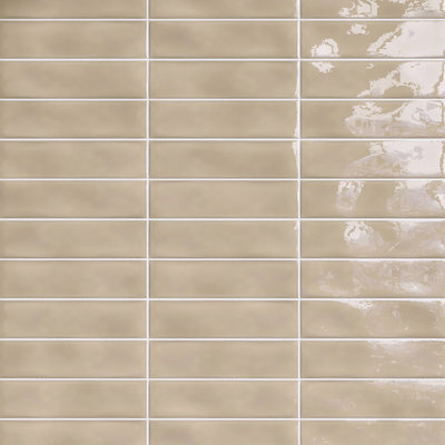 Supreme Tile Sierra 2.95 In. X 11.81 In. Glossy Ceramic Subway Wall Tile