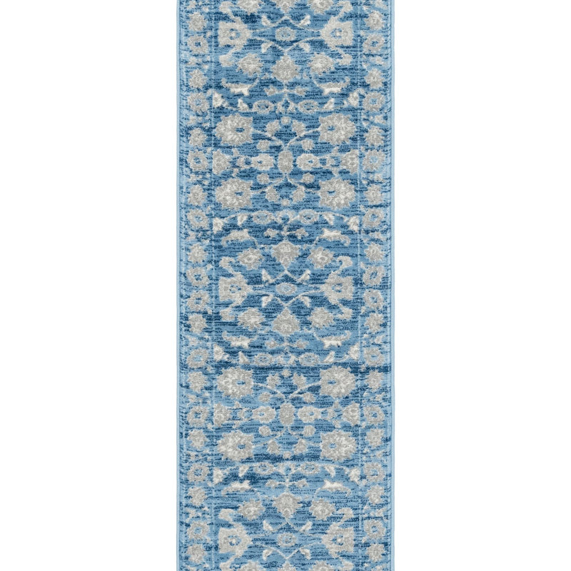 Tapis bleu Myatt, Tapis de couloir 2 pi x 8 pi