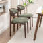 Chaise d'appoint rembourrée en bois massif-703115067