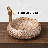 17.7" Round Ceramic Vessel Sink with Antique Carved Pop-up Drain-120866987