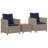  Bistro Set Grey