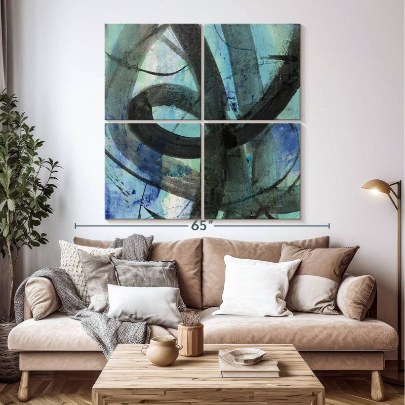 Avery Into the Deep II, 50" H x 50" W
