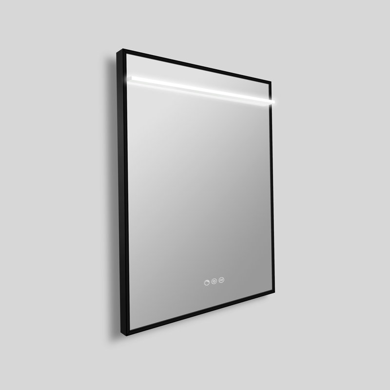 Streamline Rectangular Framed LED Bathroom Vanity Mirror with Defogger, Dimmability, Color Temperature Change