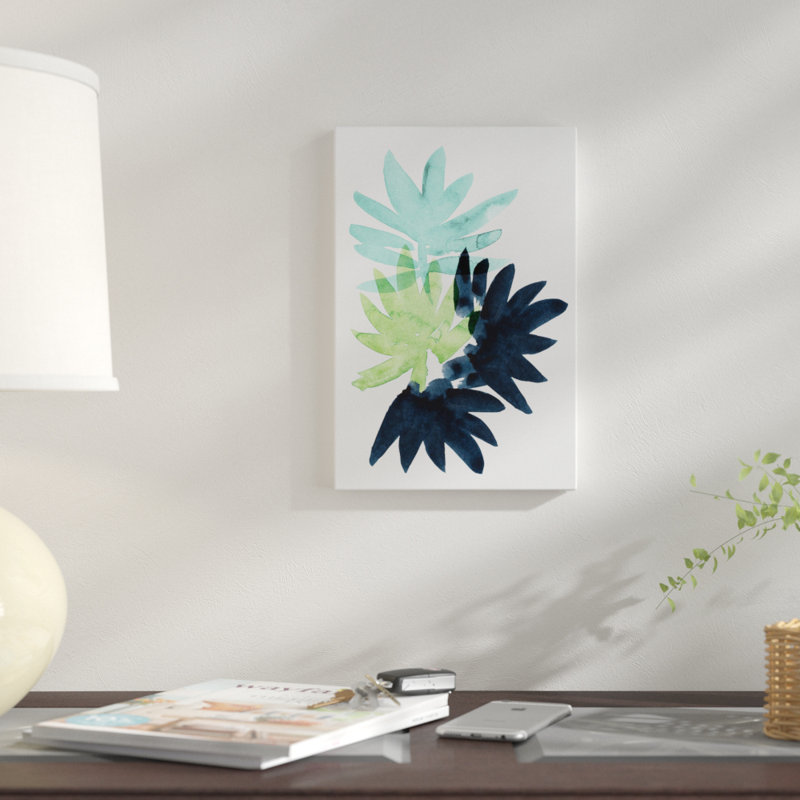« unattached palm ii », impression sur toile, H 18 po x l 12 po x P 1,5 po, Toile tendue, Pas de tapis