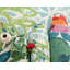 Tapis d'extérieur Sunshine Modern Plant Design Performance - vert / bleu / ivoire-83453879