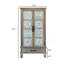 Grande armoire de rangement de 55,12 po - Buffet en bois rustique - Buffet polyvalent avec rangement pour la décoration et l'organisation