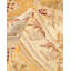 Tapis ivoire / brun noué à la main de conception unique et unique 6 pi 3 po x 9 pi 6 po Oakhur