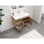 Ensemble de meuble-lavabo simple mural 36 po Carliss-174457215-174457212