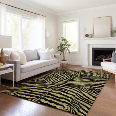 Premium Machine Washable Kishonna AMF42 Gilded Rug