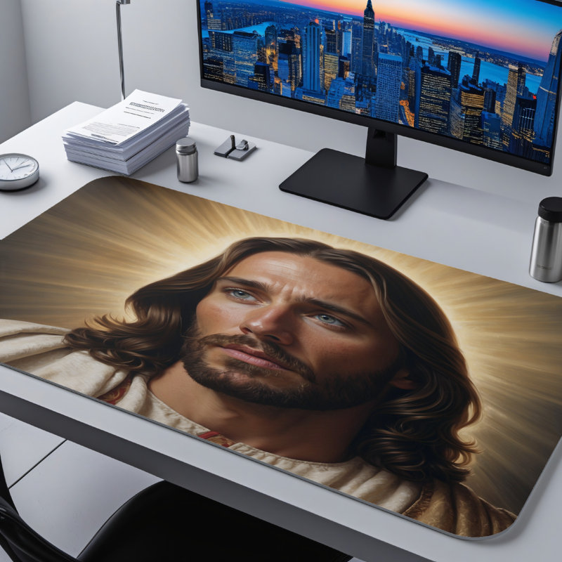 Polyester Desk Pad, 31.5x15.5