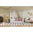 Upholstery Canopy Platform Bed With Trundle And Three Storage Drawers-1987252793