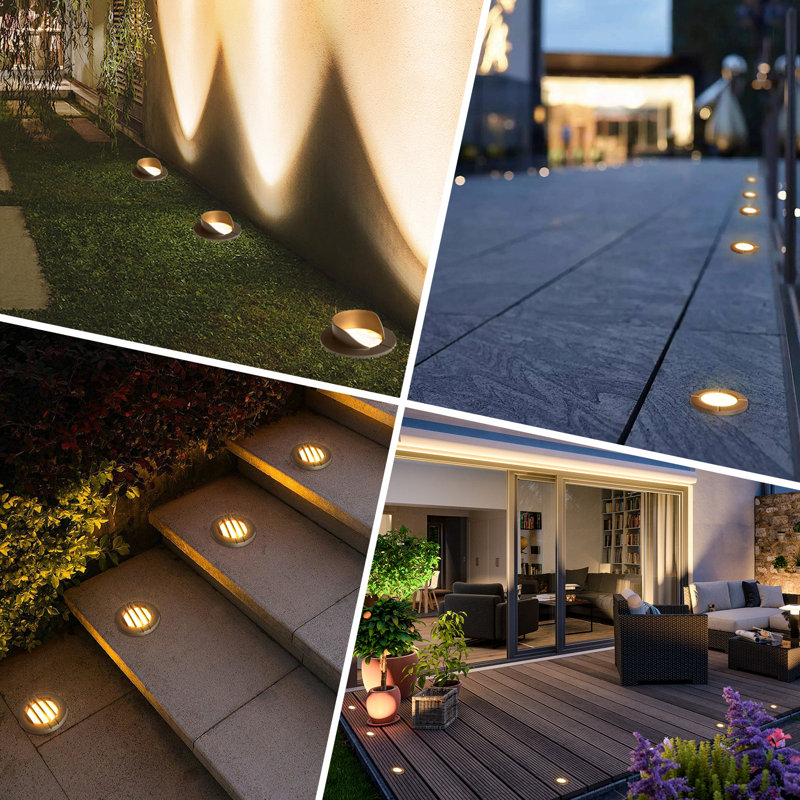 8PK Low Voltage Integrated LED aluminuml Well Light