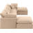 Itala Velvet U-Shaped Sectional Reversible-94482498