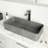 Palazzo Gothic 24" L x 11" W x 5" H Gray Handmade Rectangular Vessel Bathroom Sink