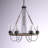 Tallant 6 - Light Dimmable Wagon Wheel Chandelier-1602560254-1602560224