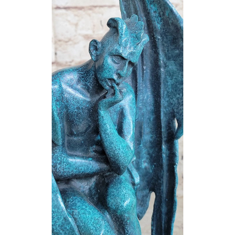 Sculpture Sakho Patina Devil Satyr Diablo