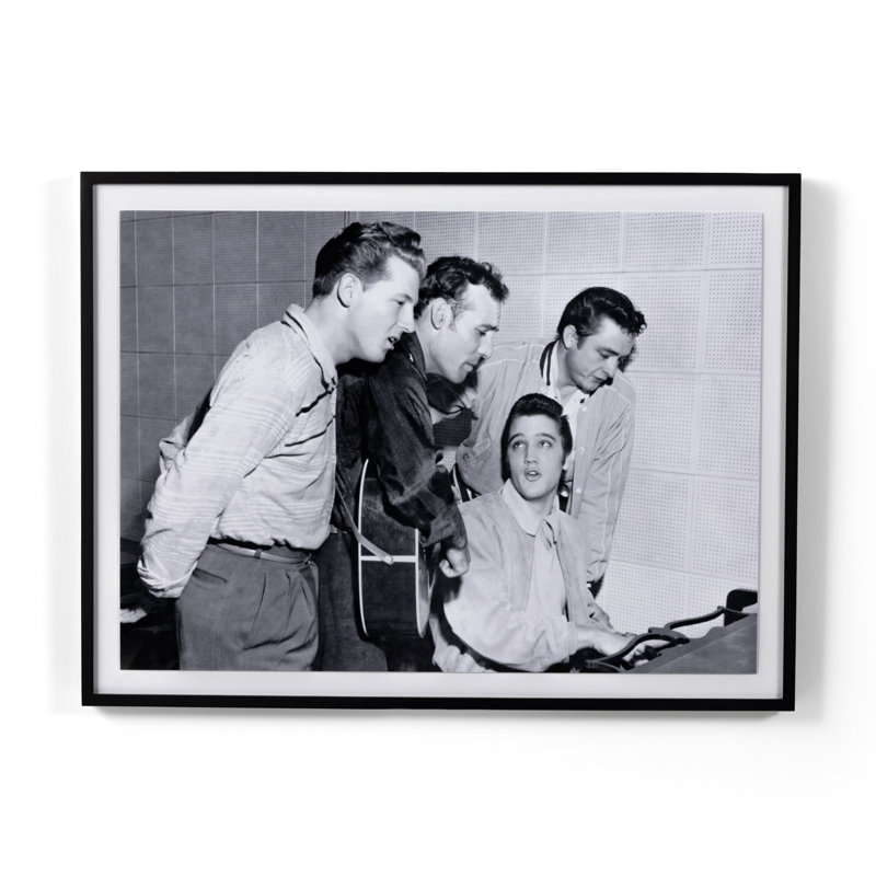 Rock And Roll Musicians Print by Getty Images, 30" H x 40" W x 2.5" D