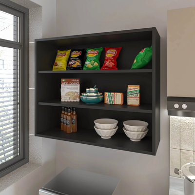 Armoire murale avec rangement ouvert