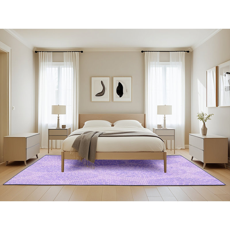 Floral Indoor Rug, Rectangle 5' x 8'