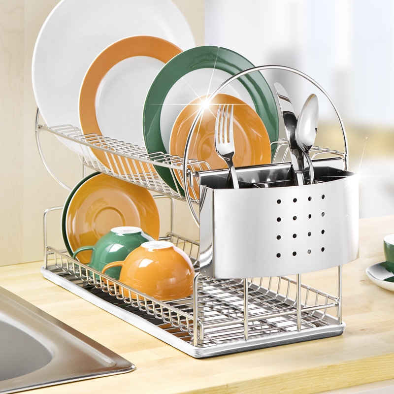 Adjustable Stainless Steel Dish Rack