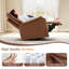 Fauteuil inclinable et pivotant en cuir respirant-1455291199