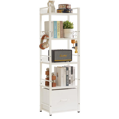 136cm H x 39cm W Metal Bookcase