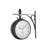 Wall Hanging Double-Sided Waterproof Clock 8'' Round