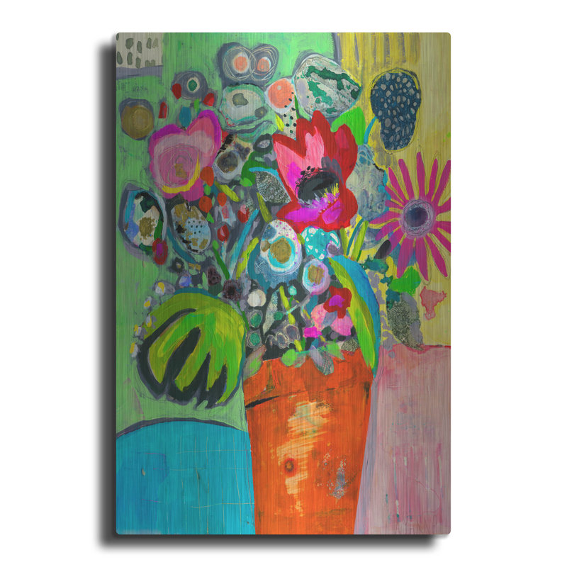 "Fleurs françaises" par Wyanne, H 24 po x l 16 po