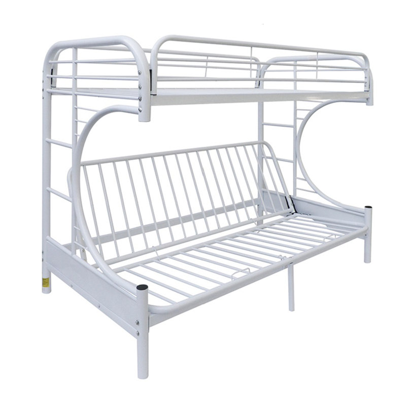 ACME Eclipse Futon Audeliz (Twin/Full), White, Twin Over Full, White
